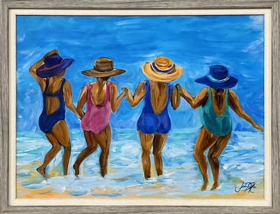Ladies on the Beach 1