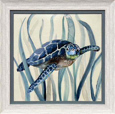 Turtle in Seagrass 1