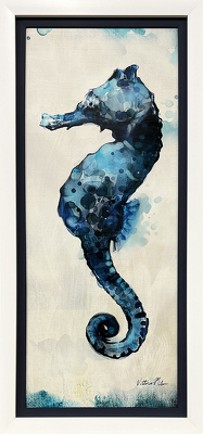 Watercolor Seahorse Panel 2